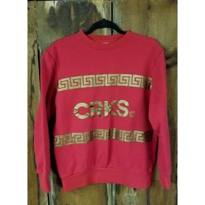 CRKS (Crooks & Castles) Red/Gold Sweatshirt